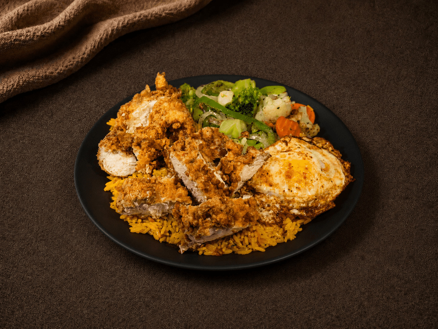 Crispy Chicken Rice Bowl